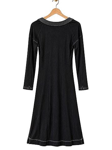 Sonia Rykiel Knit Tie Neck Casual Dress (view 2)
