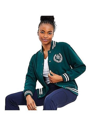 Lou & Grey Crest Varsity from LOFT Jacket (view 1)
