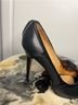 L.A.M.B. 100% Leather Black Heels Size 9 1/2 - photo 6