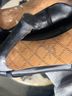 L.A.M.B. 100% Leather Black Heels Size 9 1/2 - photo 3