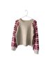 Entro Pink White Pullover Sweater Size L - photo 1