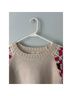 Entro Pink White Pullover Sweater Size L - photo 5