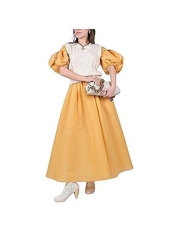 Rosie Assoulin Layered Effect Flared Cottagecore Dress Casual Dress (view 1)