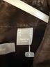 Liz Claiborne 100% Polyester Brown Leather Jacket Size L - photo 4