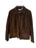 Liz Claiborne 100% Polyester Brown Leather Jacket Size L - photo 1