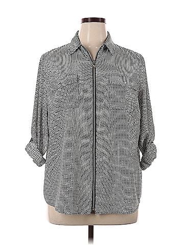 MICHAEL Michael Kors Michael Michael Kors 3/4 Sleeve Button Down Shirt (view 1)