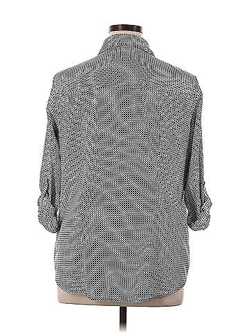 MICHAEL Michael Kors Michael Michael Kors 3/4 Sleeve Button Down Shirt (view 2)