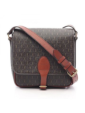 Saint Laurent Yves Saint Laurent Saint Laurent Paris Le Monogram Medium Shoulder Bag/Handbag, Coated Canvas and Leather, Women's, Brown/Khaki, 668582 (view 1)