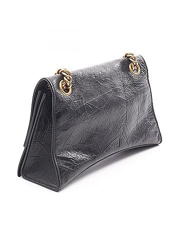Balenciaga Balenciaga Crush Small Shoulder Bag Handbag Leather Women's Black 781920 (view 2)