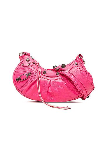 Balenciaga Balenciaga Le Cagole XS Crossbody Shoulder Bag 671309 Pink Leather Women's BALENCIAGA (view 1)