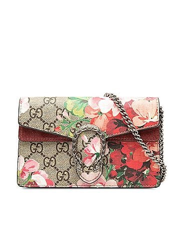 Gucci Gucci GG Blooms Dionysus Crossbody Chain Shoulder Bag 476432 Beige Multicolor Suede Leather Women's GUCCI (view 1)
