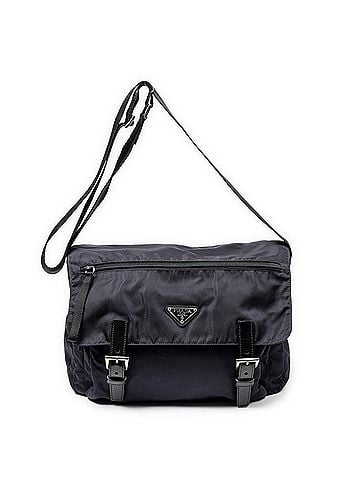 Prada Double Buckle Flap Messenger (view 1)