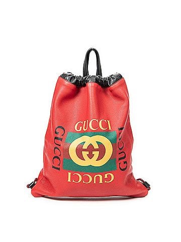 Gucci Logo Drawstring Backpack (view 1)