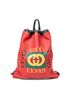 Gucci Red Logo Drawstring Backpack One size - photo 1