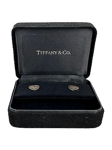 Tiffany & Co. Tiffany &amp; Co. Return to Tiffany Heart Tag Stud Earrings in Silver (view 2)