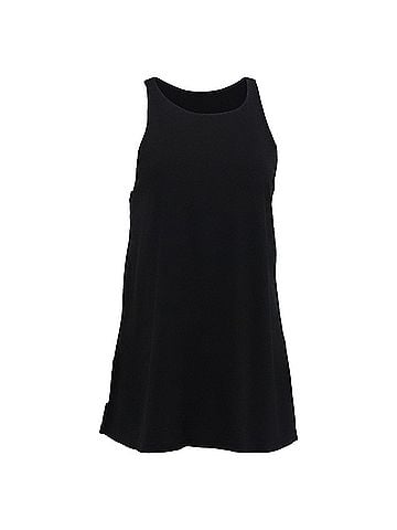 Theory Theory Halter Sleeveless Top in Black Cotton (view 1)