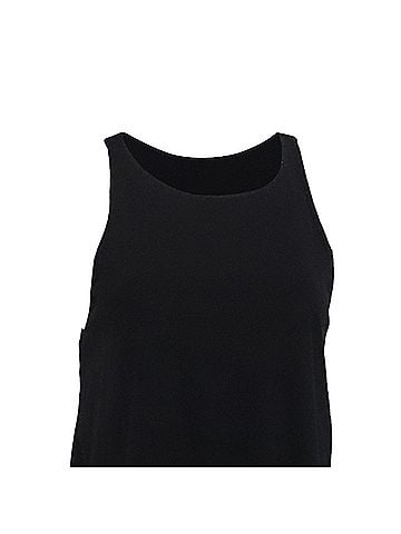 Theory Theory Halter Sleeveless Top in Black Cotton (view 2)