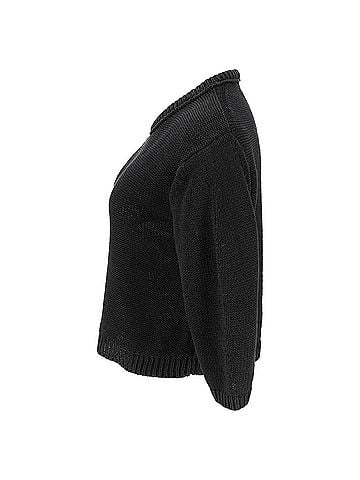 Acne Acne Studios Crew Neck Sweater in Black Cotton (view 2)