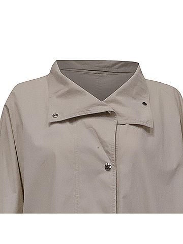 Totême Totême Summer Parachute Jacket in Ivory Cotton (view 2)