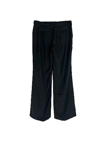 Joseph Joseph Wide Leg Dress Pants in Black Wool (view 2)