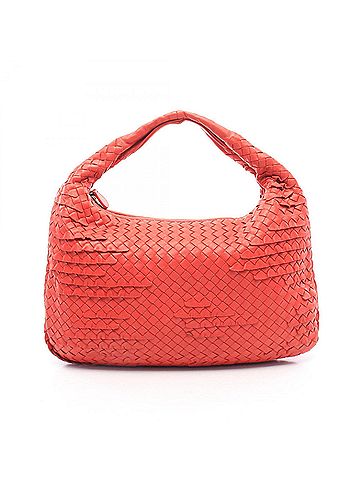 Bottega Veneta Bottega Veneta Intrecciato Shoulder Bag/Handbag, Leather, Women's, Red, Item No. 115653 (view 1)