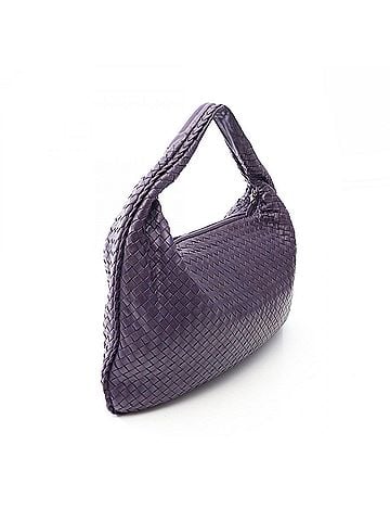 Bottega Veneta Bottega Veneta Intrecciato Shoulder Bag/Handbag, Leather, Women's, Purple, 115654 (view 2)