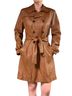 Terry Lewis 100% Leather Brown Tan Coat Size S - photo 1