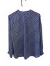 Elle Print Blue Long Sleeve Blouse Size M - photo 2