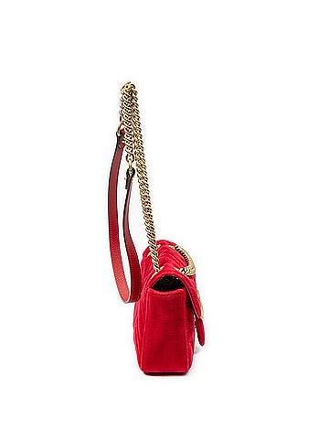 Gucci Mini GG Marmont Chain Crossbody (view 2)