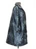 Chico's Tropical Damask Jacquard Floral Blue Chico's Raincoat Size M - photo 3