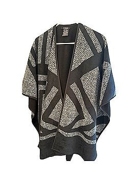 Ike Behar Fleece Poncho Wrap Coat (view 1)