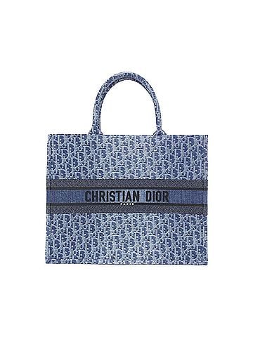 Christian Dior Christian Dior DENIM DIOR OBLIQUE Book Tote Large M1286ZEGC Handbag (view 1)