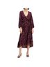 Max Studio Purple Cinched Waist Dress Cocktail Dress - photo 1