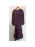 Max Studio Purple Cinched Waist Dress Cocktail Dress - photo 3