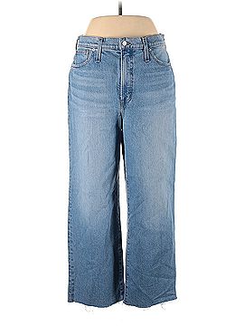 Madewell Madewell The Perfect Vintage Wide-Leg Crop Jean in Catlin Wash (view 1)