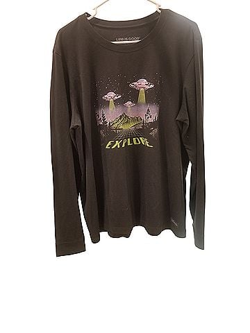 Life Is Good Long Sleeve Button-Down Shirt (view 1)
