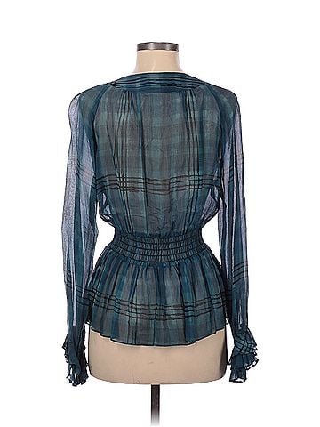 Nanette Lepore Nanette Lepore Long Sleeve Silk Top (view 2)