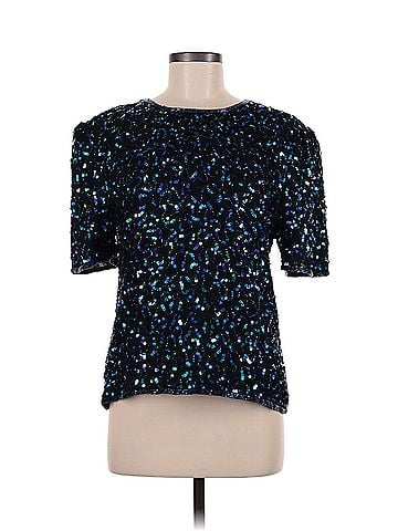 Scala Scala Short Sleeve Silk Top (view 1)