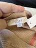 Ann Taylor LOFT Stripes Multi Color Tan Pink Burgundy Gold Pullover Sweater Size M - photo 3
