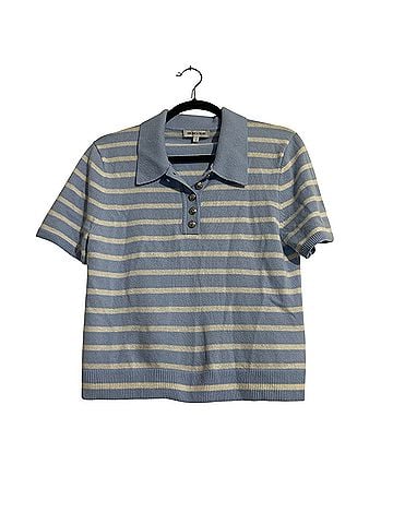 Veronica Beard Brandt Polo Cashmere Pullover Sweater (view 1)
