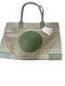 Tory Burch Print Multi Color Green Leather Tote One size - photo 1