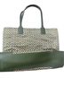 Tory Burch Print Multi Color Green Leather Tote One size - photo 2