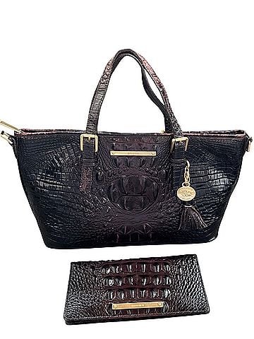 Brahmin Leather Tote (view 1)