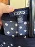 Chaps Polka Dots Blue White Casual Dress Size M - photo 3