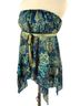 Self Esteem 100% Polyester Floral Paisley Multi Color Blue Green Sleeveless Blouse Size XL - photo 4