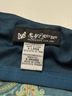 Self Esteem 100% Polyester Floral Paisley Multi Color Blue Green Sleeveless Blouse Size XL - photo 3