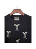 J.Crew Perfect Cashmere Crewneck Bow Print Cashmere Pullover Sweater - photo 3