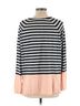 Vince. Stripes Color Block Orange Vince. Pullover Sweater Size L - photo 2
