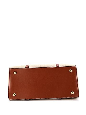 Céline Cabas 16 Bag Canvas with Leather Medium (view 2)
