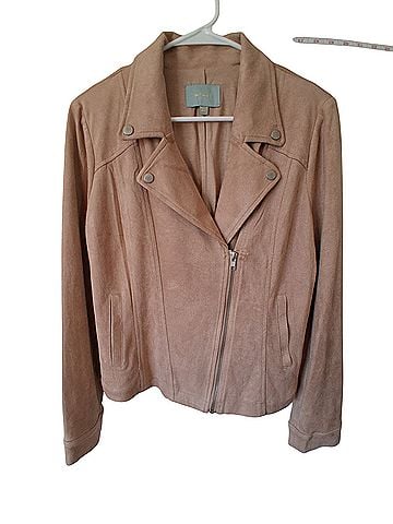 Skies Are Blue Faux Leather Jacket (view 1)